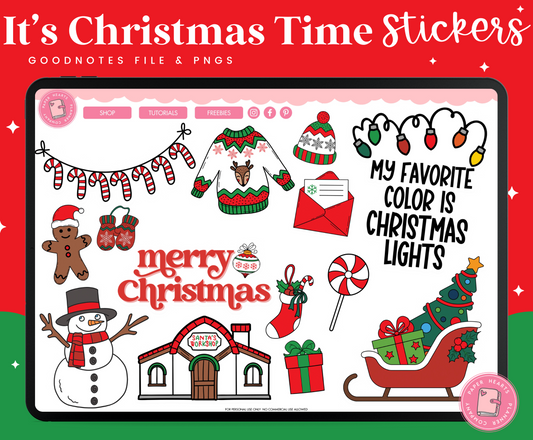 It's Christmas Time Stickers
