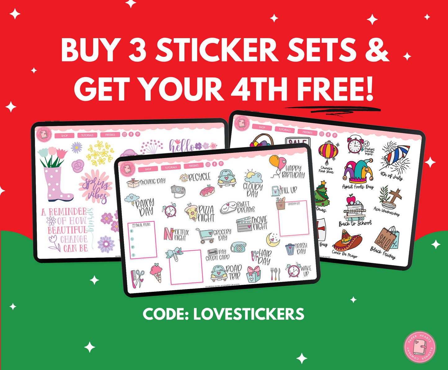 It's Christmas Time Stickers
