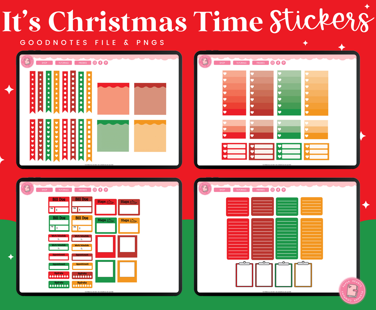 It's Christmas Time Stickers