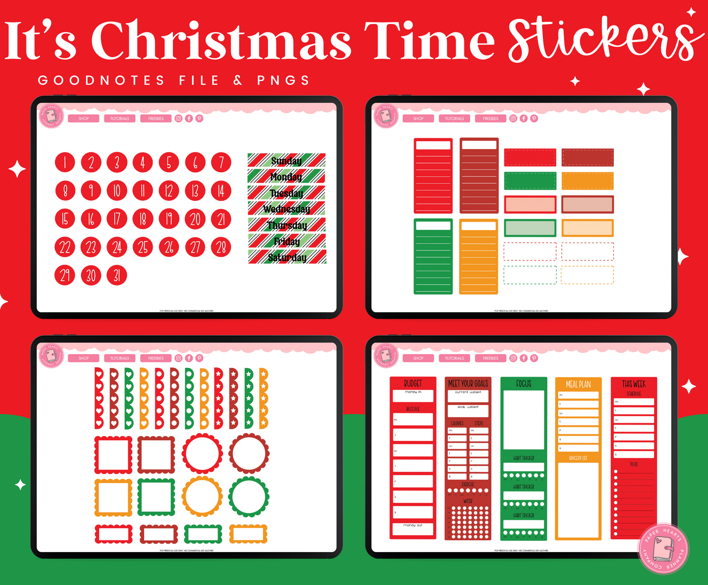 It's Christmas Time Stickers