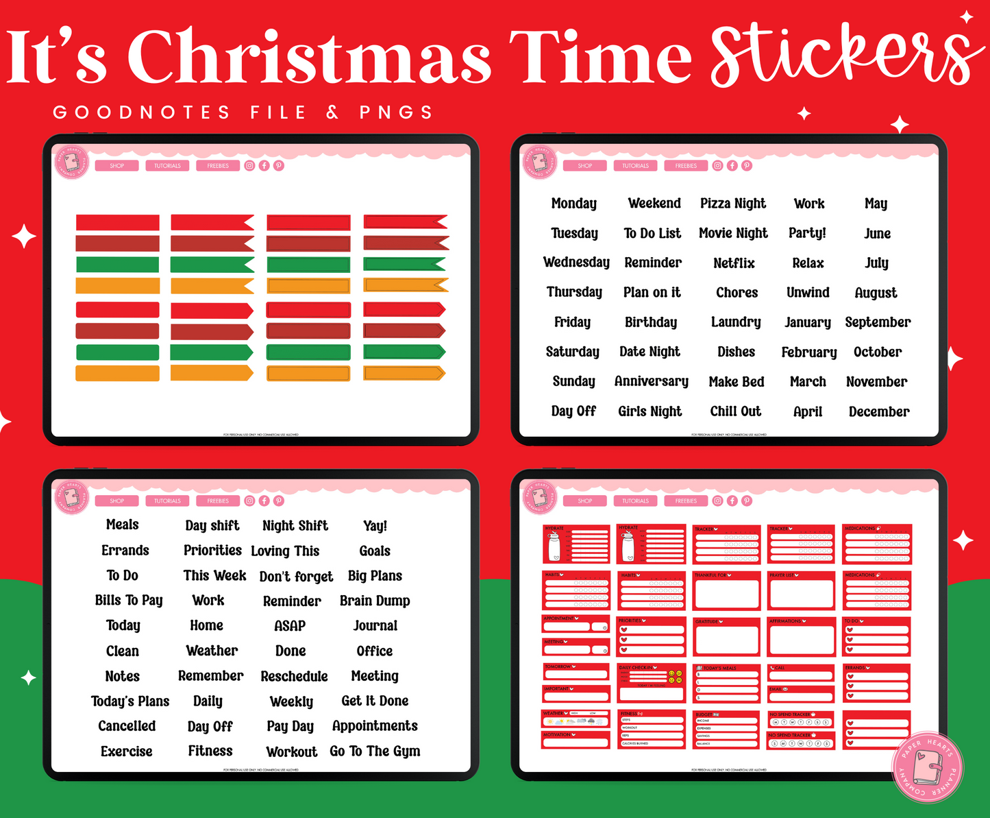 It's Christmas Time Stickers