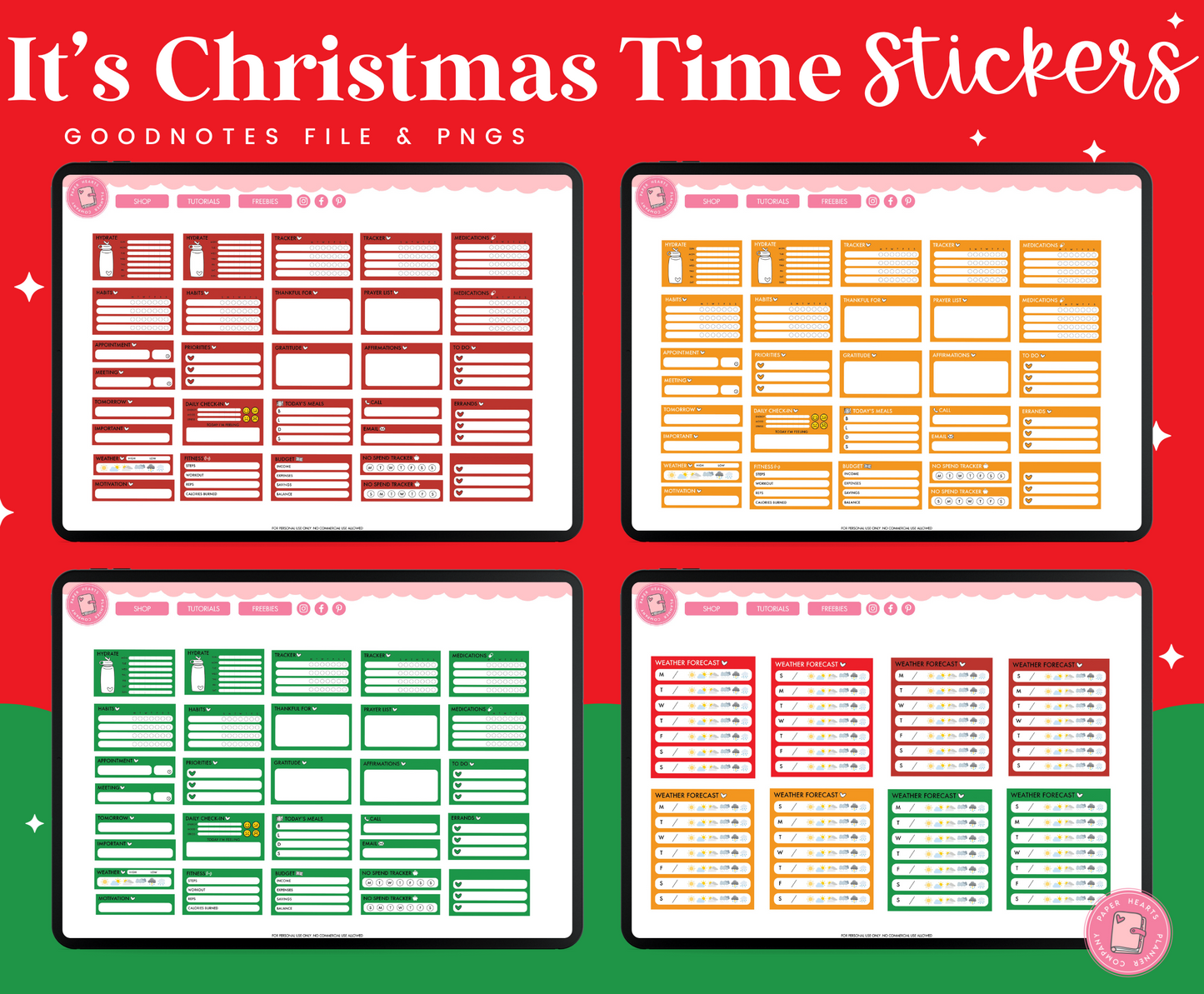 It's Christmas Time Stickers