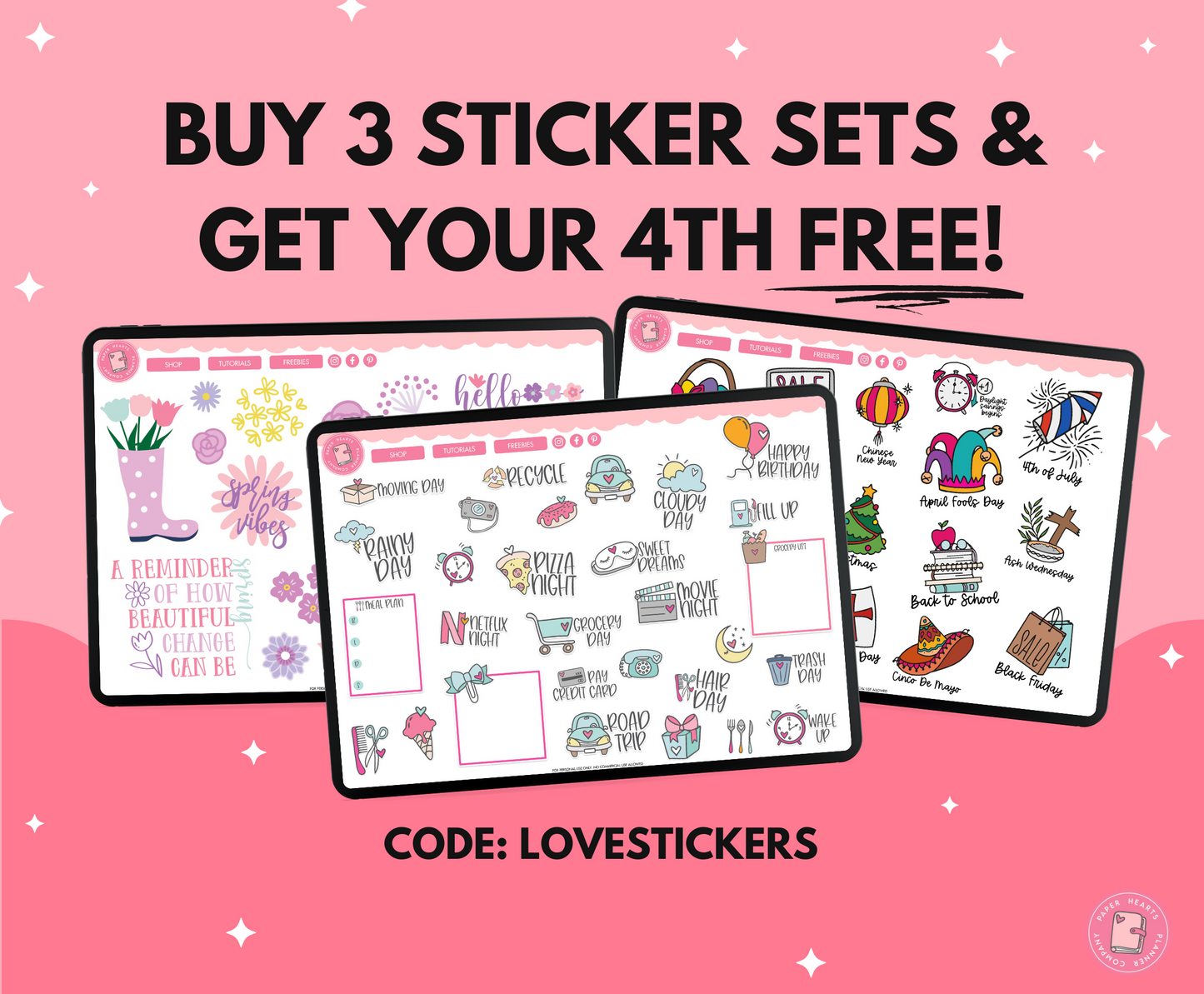 July 2023 Stickers