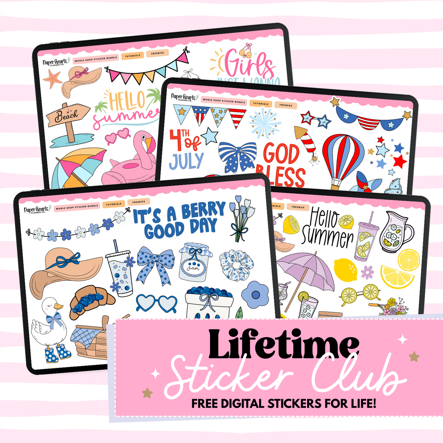 Lifetime Sticker Club