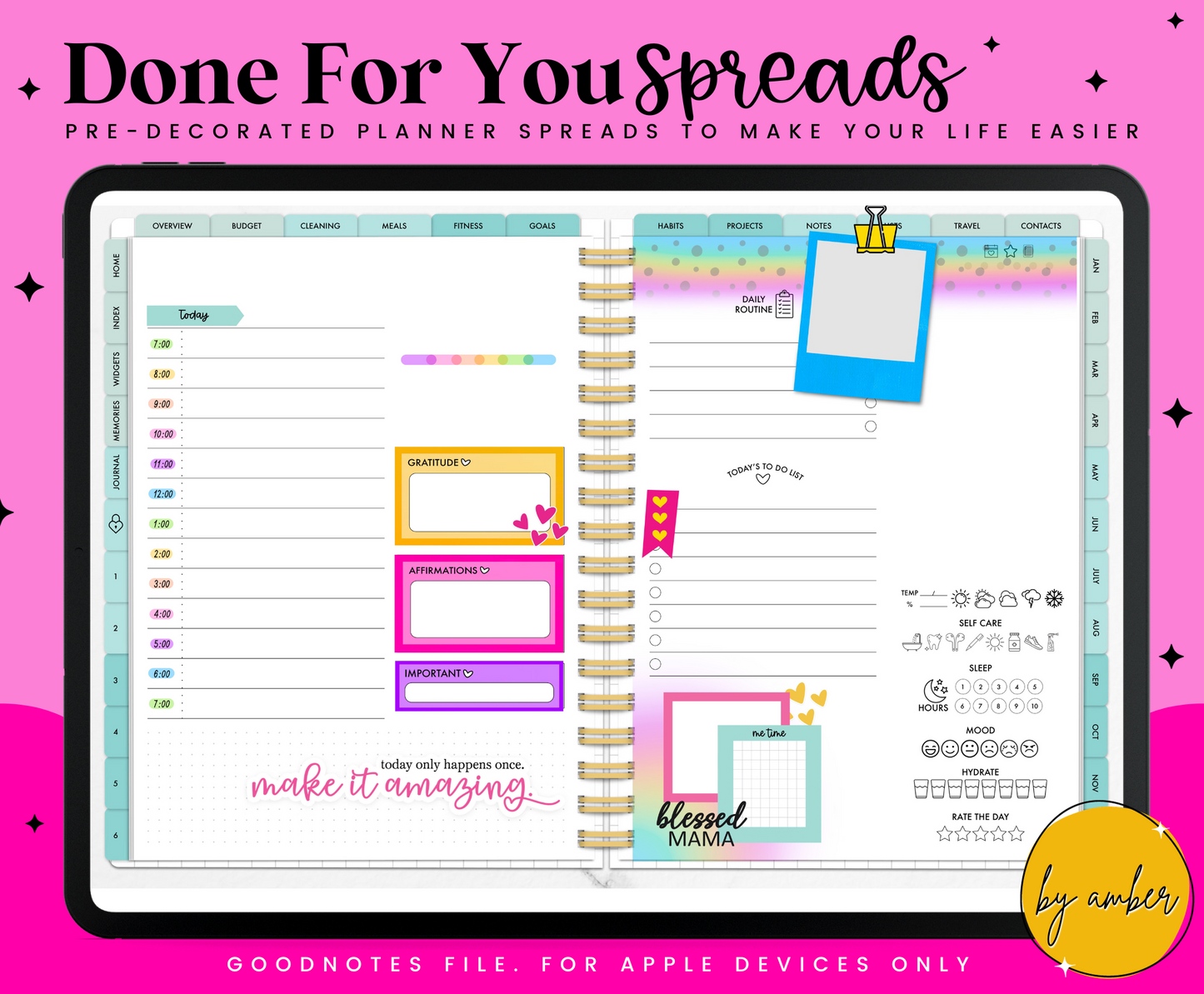 Lisa Frank Inspired Done For You Spread