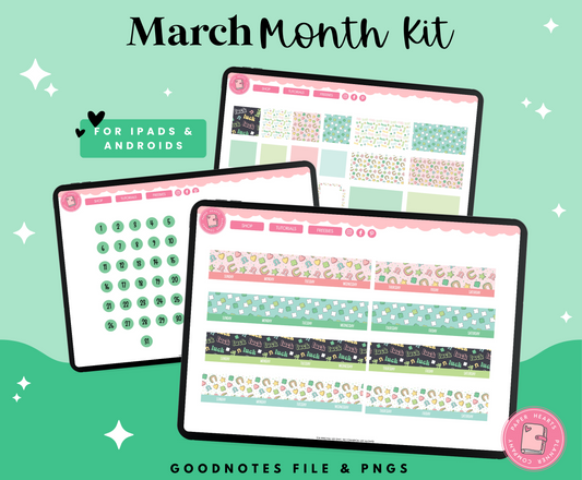 March Monthly Kit Stickers - Lucky Charms