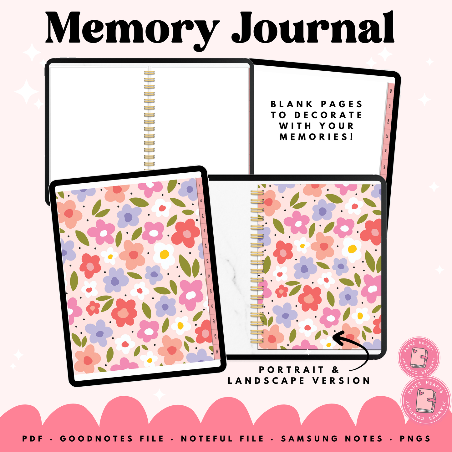 Memory Journal & Stickers