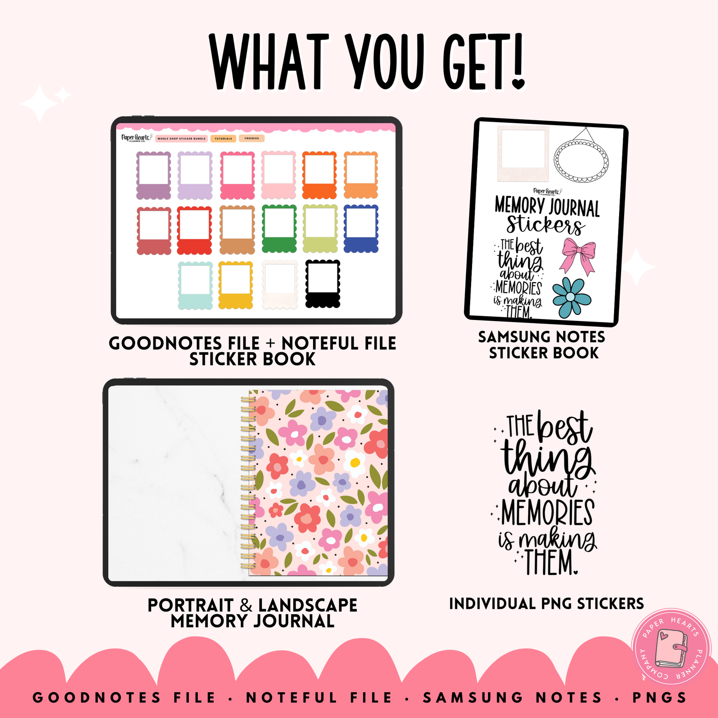 Memory Journal & Stickers