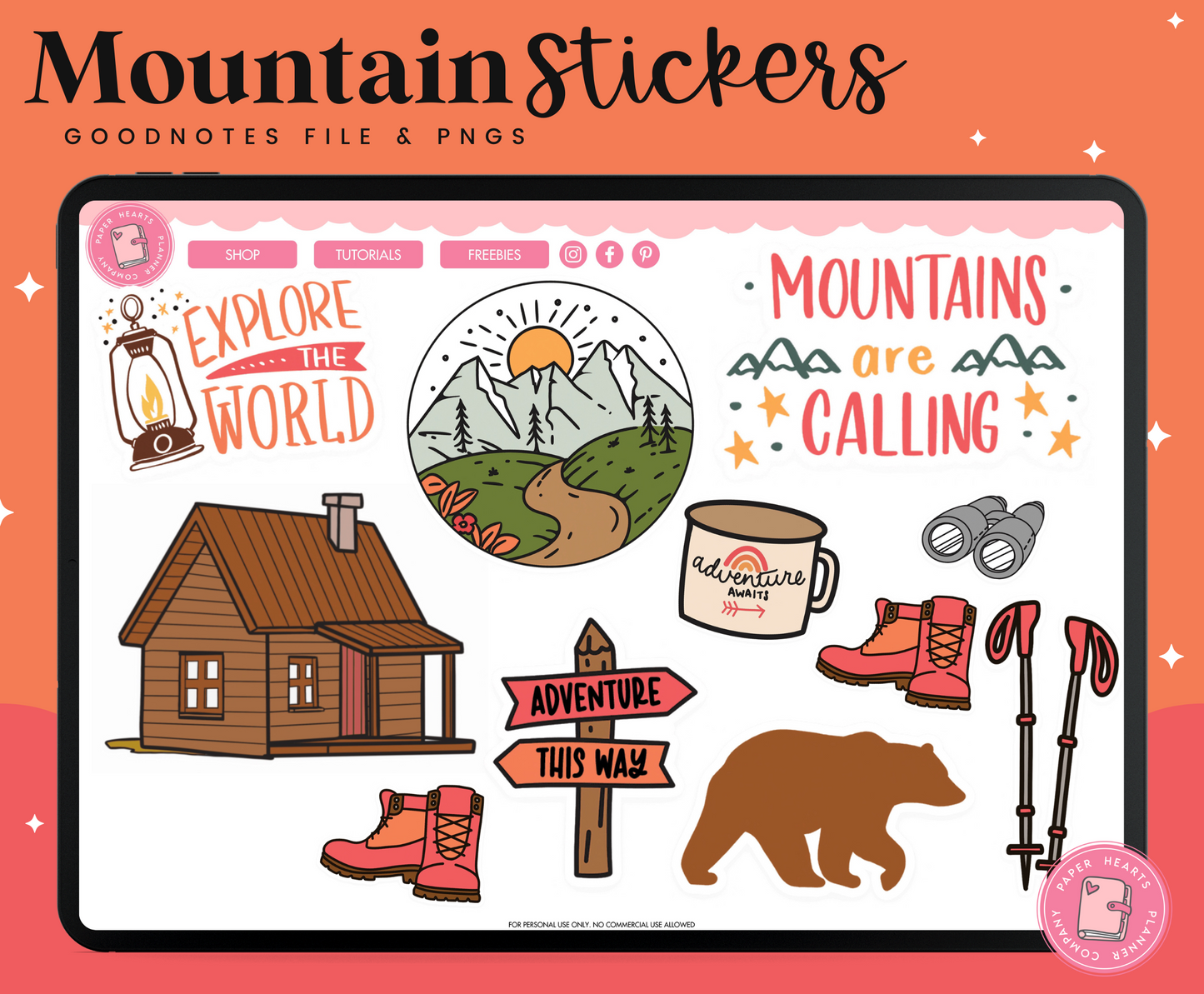 Mountain Stickers