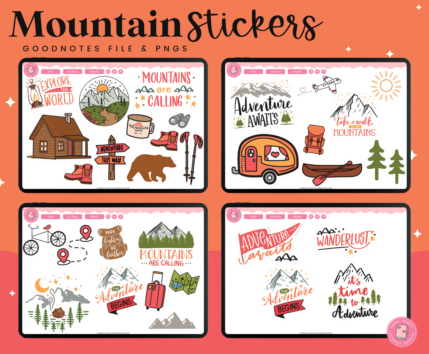 Mountain Stickers