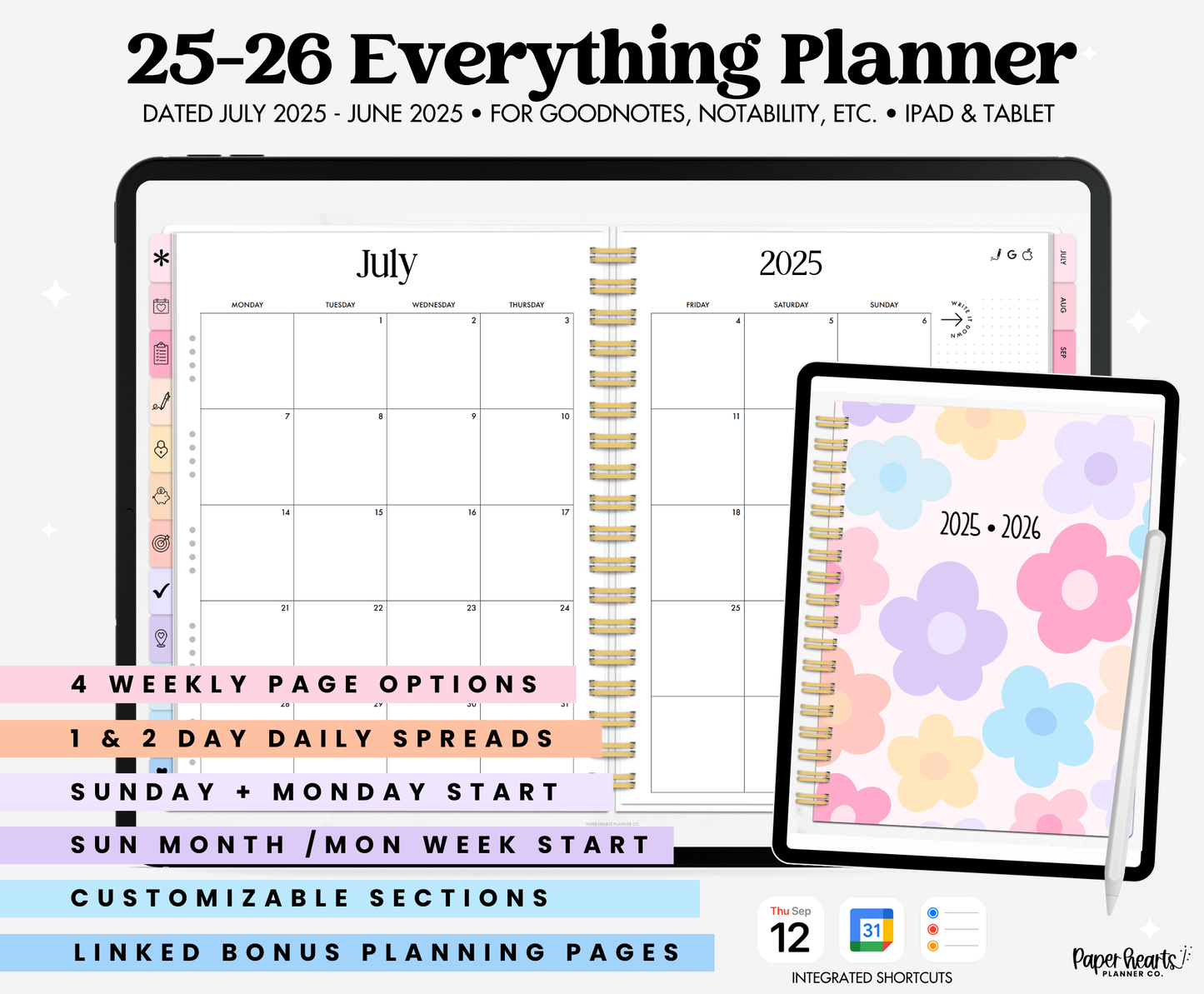25-26 Midyear Pastel Everything Planner