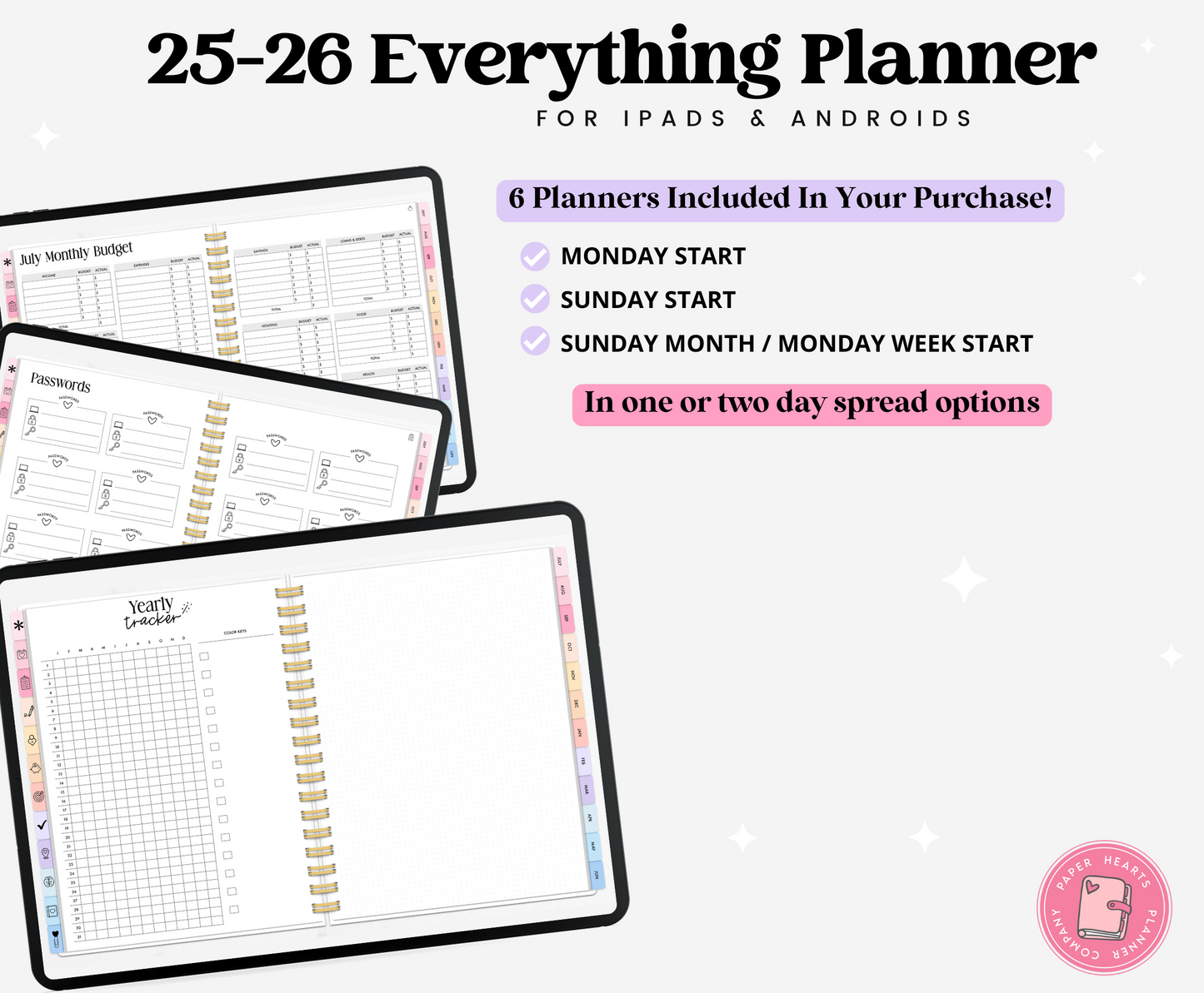 25-26 Midyear Pastel Everything Planner