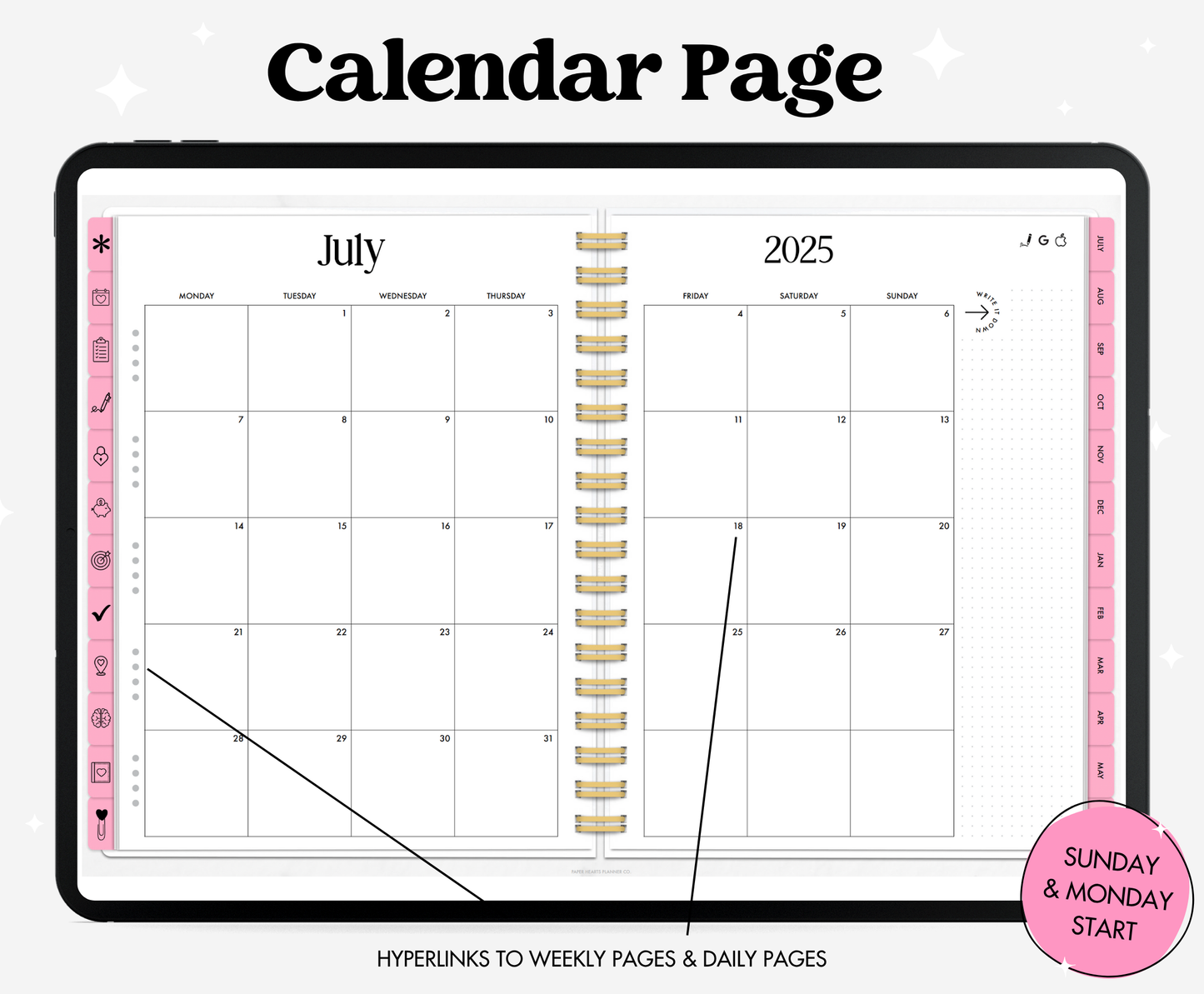 25-26 Midyear Pink Everything Planner