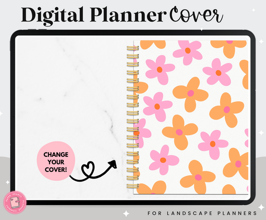 Pink & Orange Flowers Cover