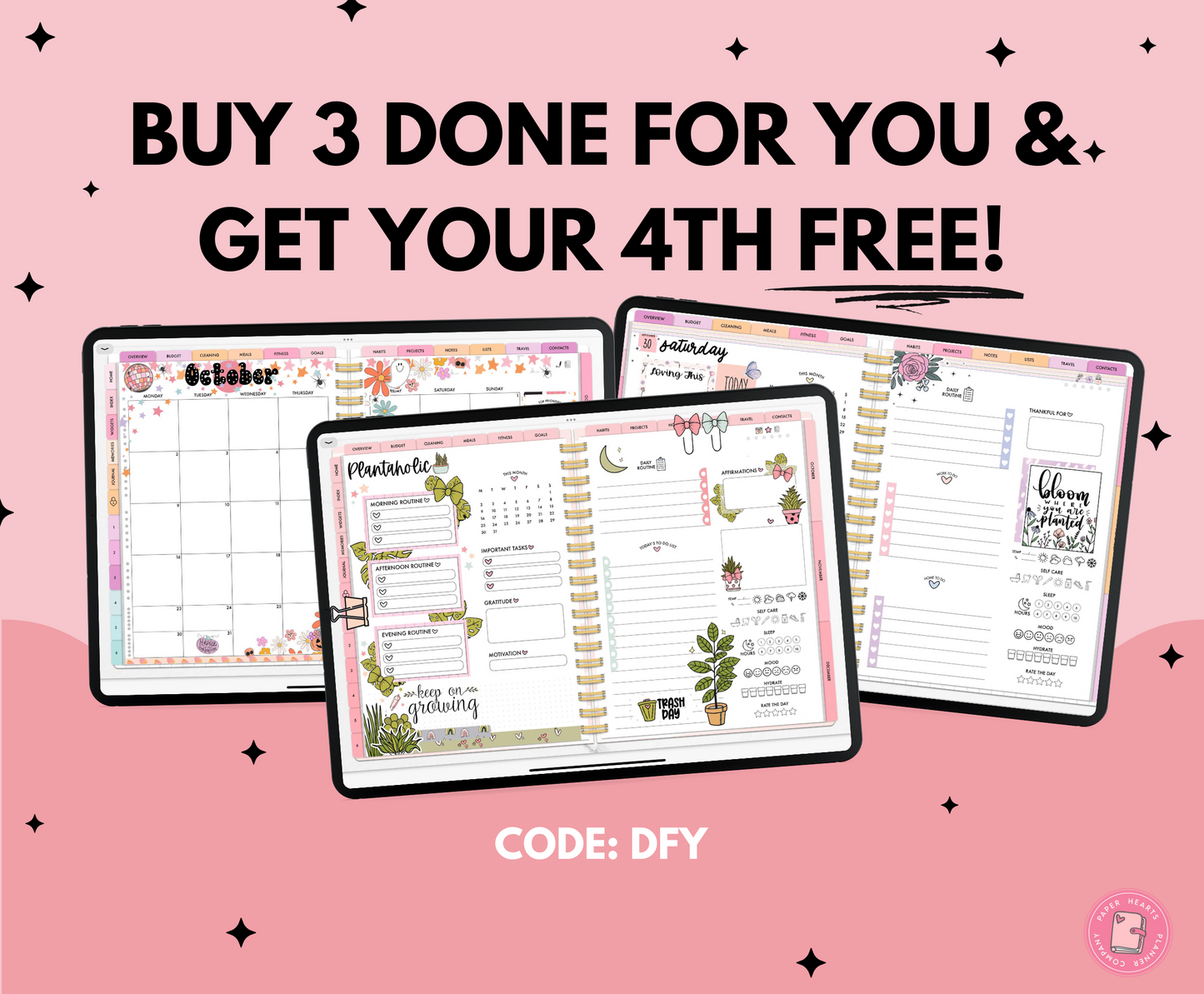 Planner Girl ADHD Planner Done For You Spread