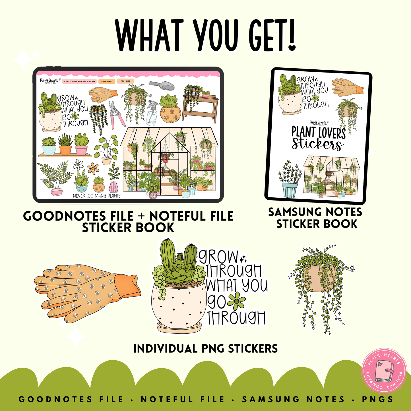 Plant Lovers Stickers