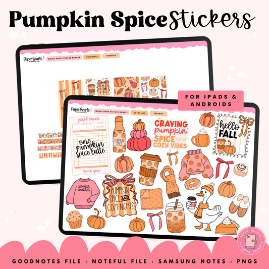 Pumpkin Spice Stickers
