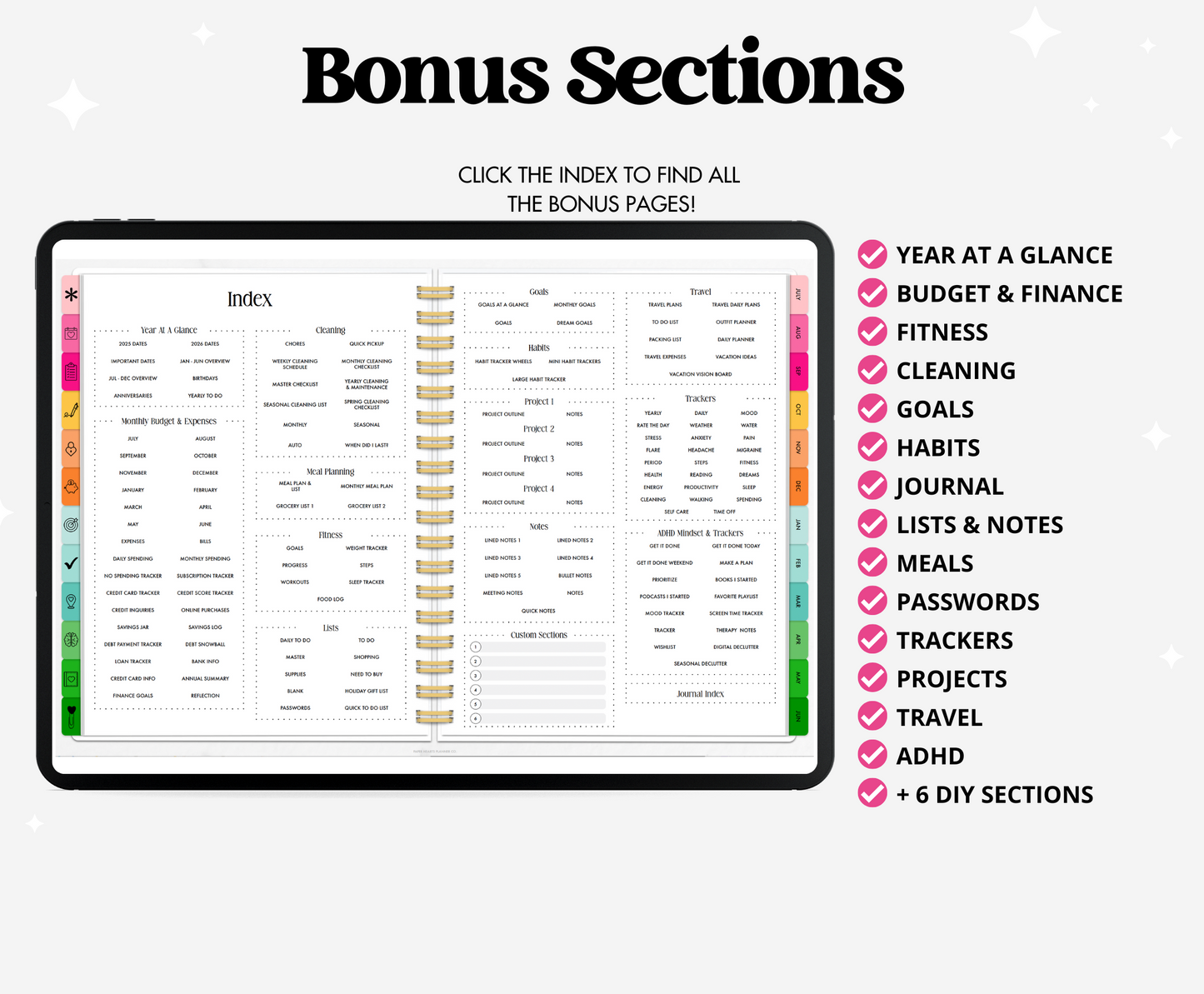 25-26 Midyear Rainbow Everything Planner