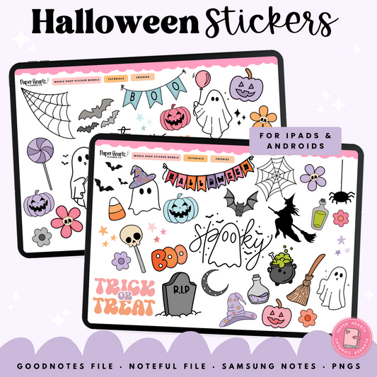Retro Halloween Stickers