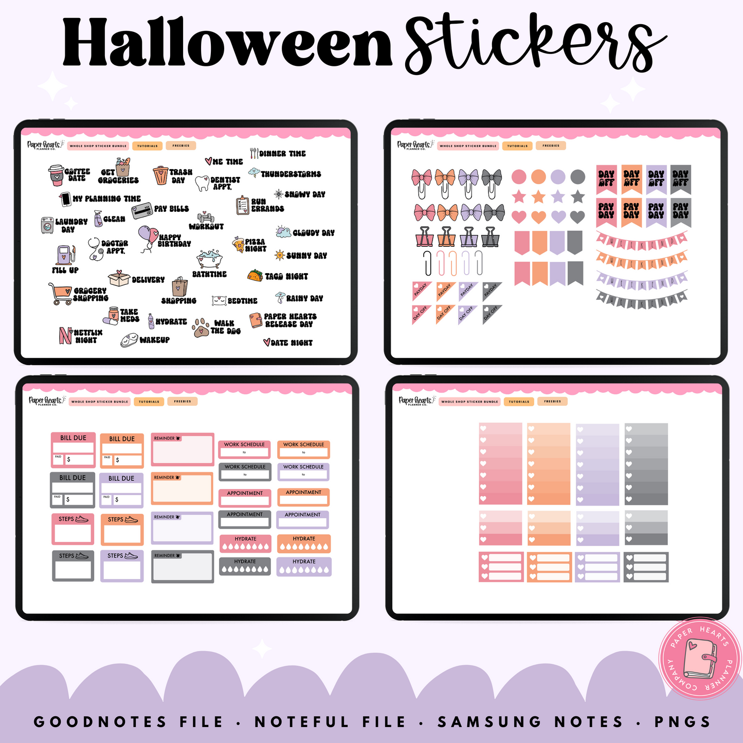 Retro Halloween Stickers