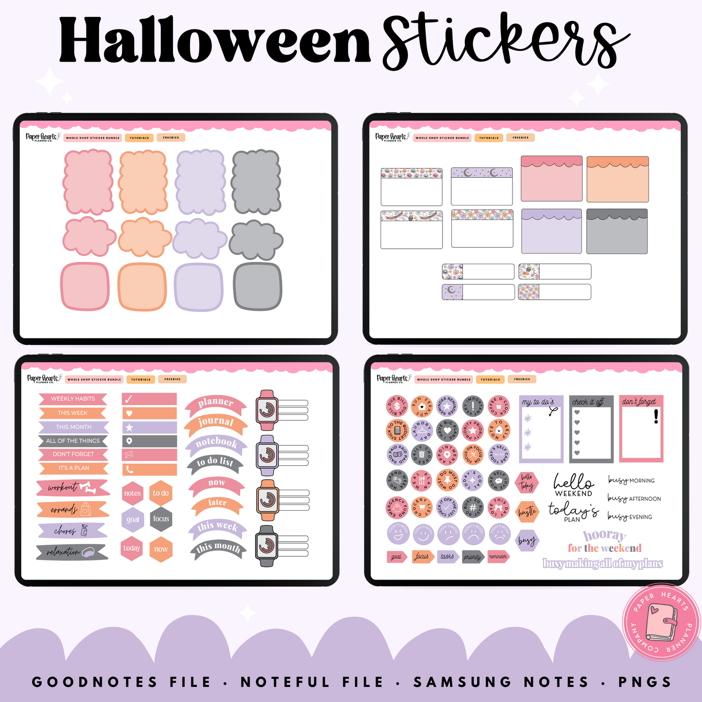 Retro Halloween Stickers