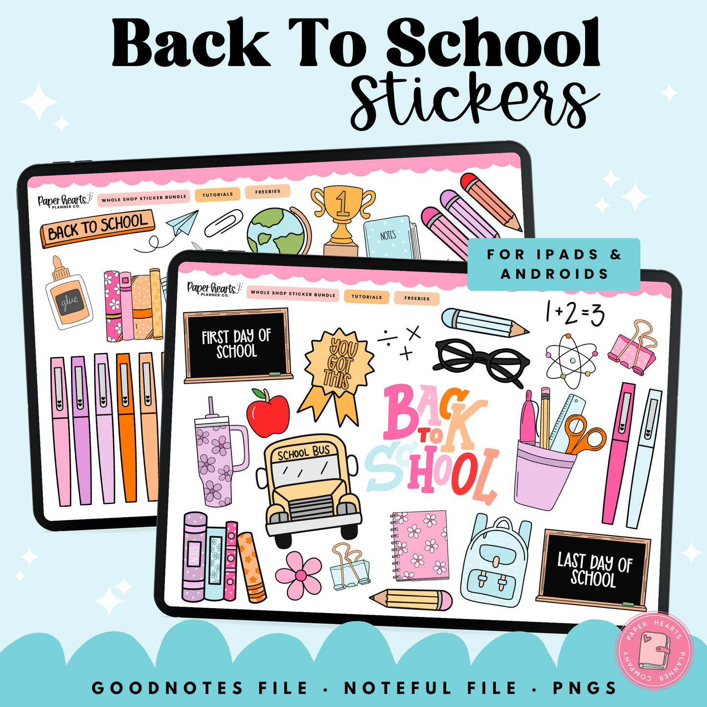 School Days Stickers