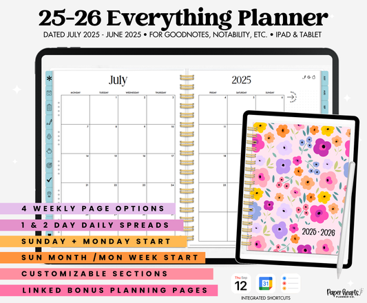 25-26 Midyear Seasonal Everything Planner