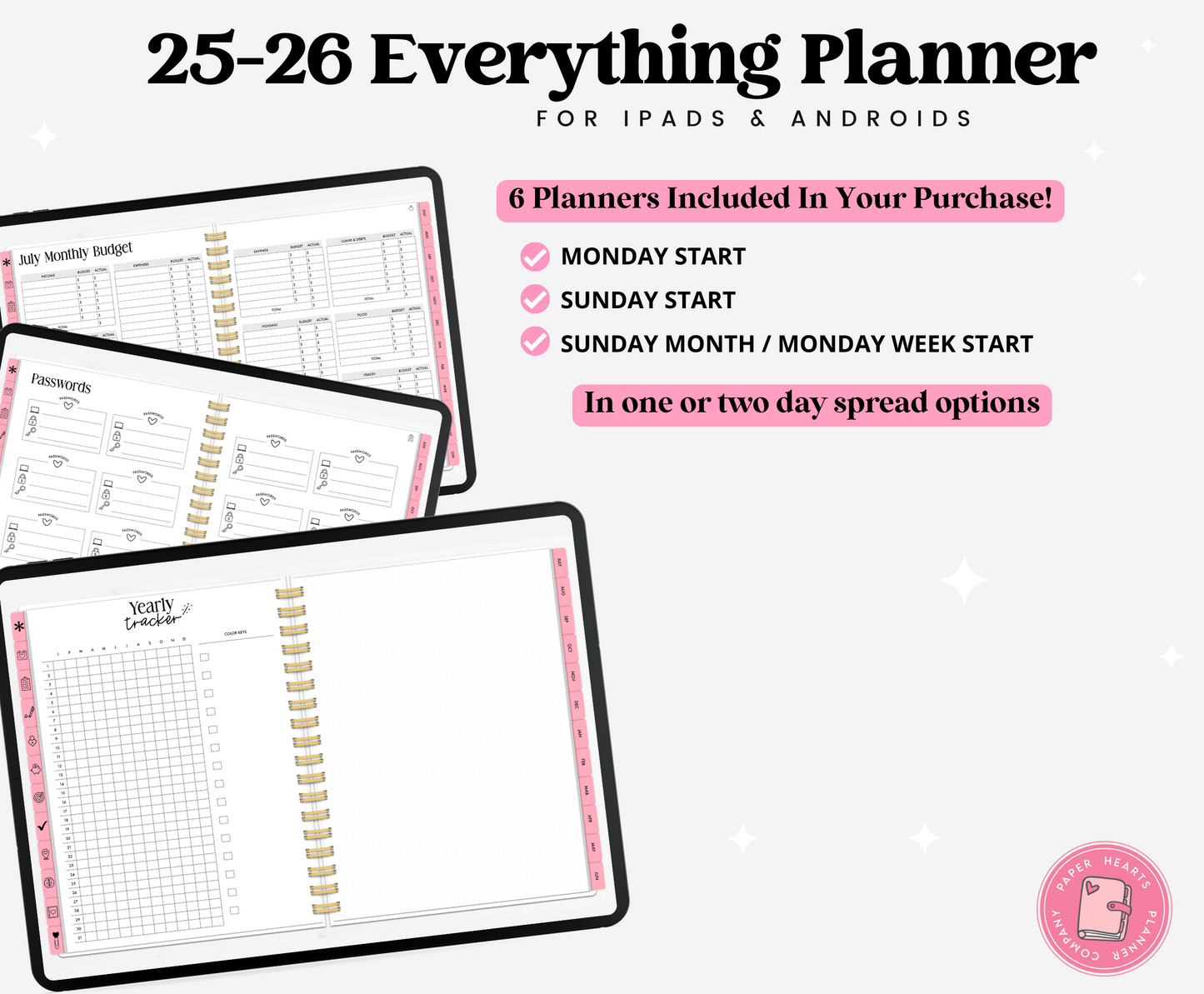 25-26 Midyear Seasonal Everything Planner