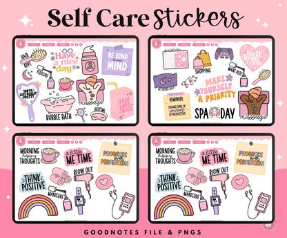 Self Care - Self Love Stickers