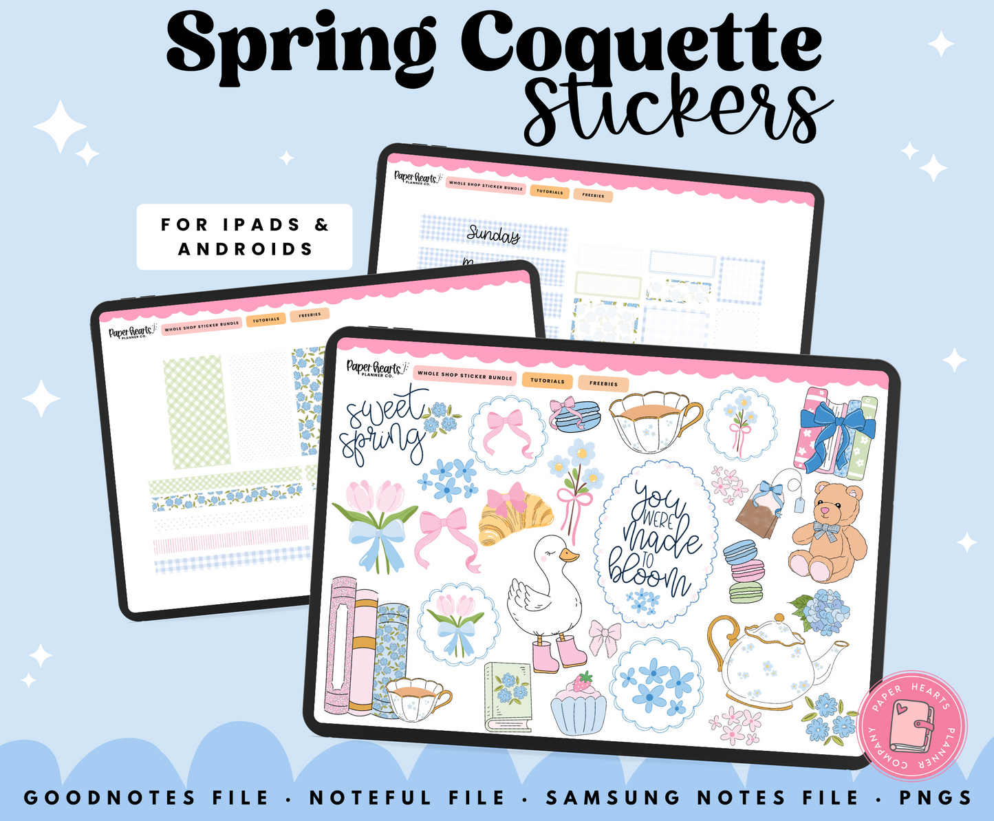 Spring Coquette Stickers
