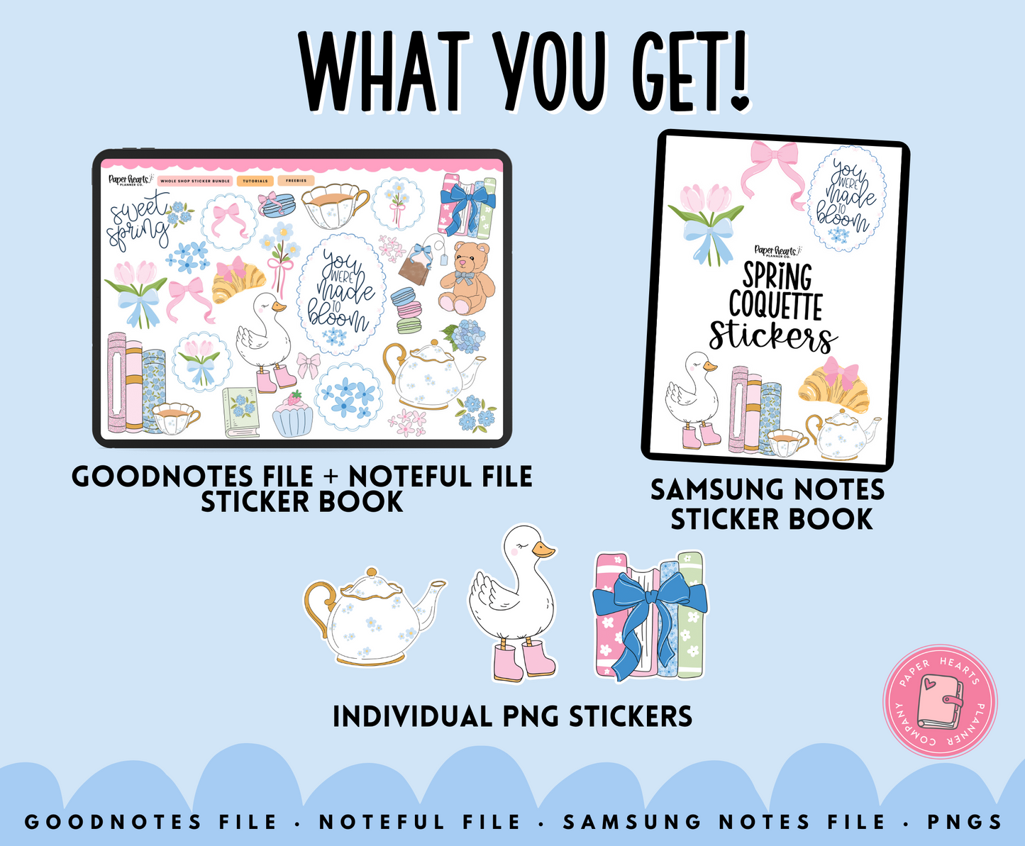 Spring Coquette Stickers