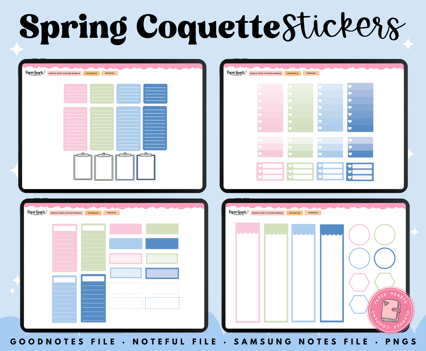 Spring Coquette Stickers