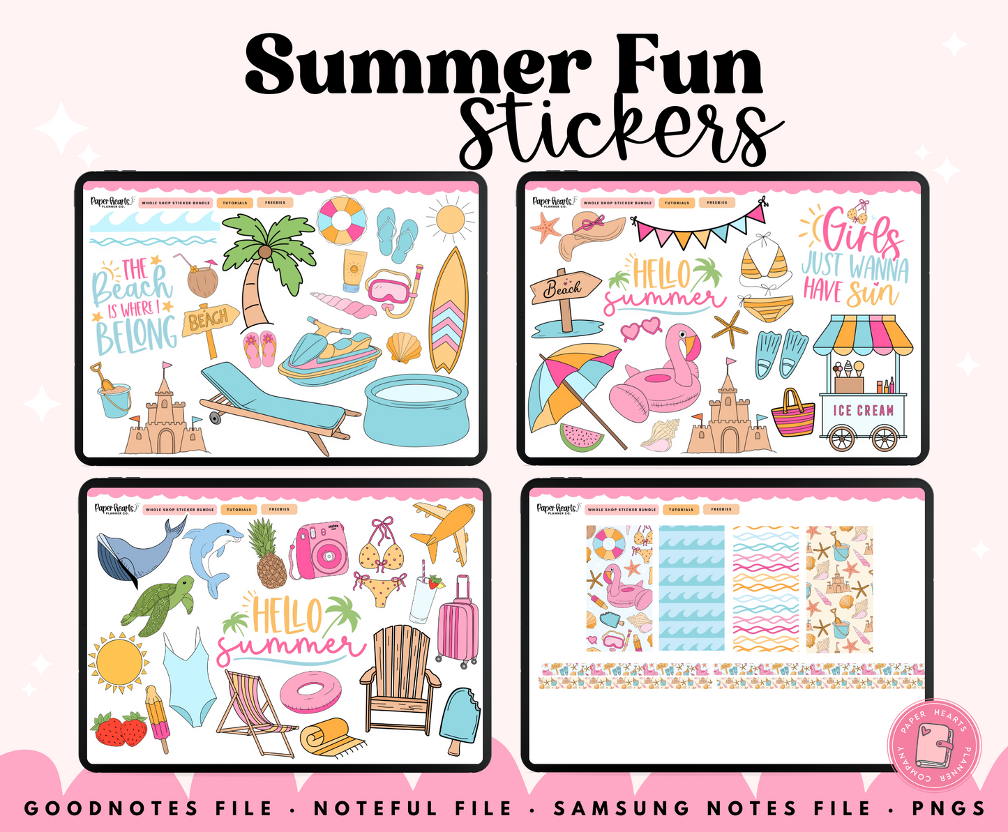 Summer Fun Stickers