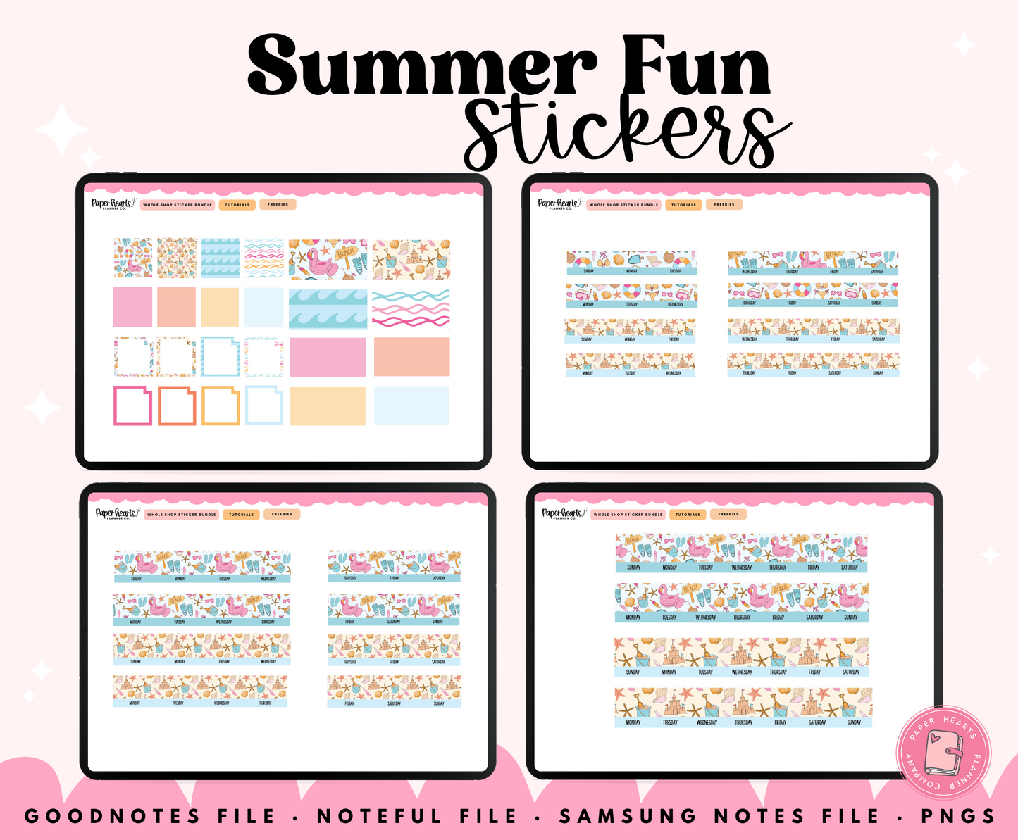 Summer Fun Stickers