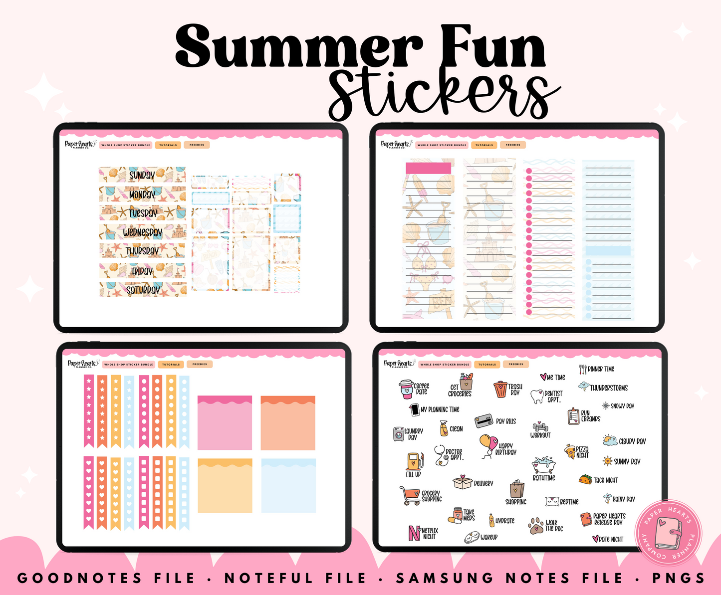 Summer Fun Stickers