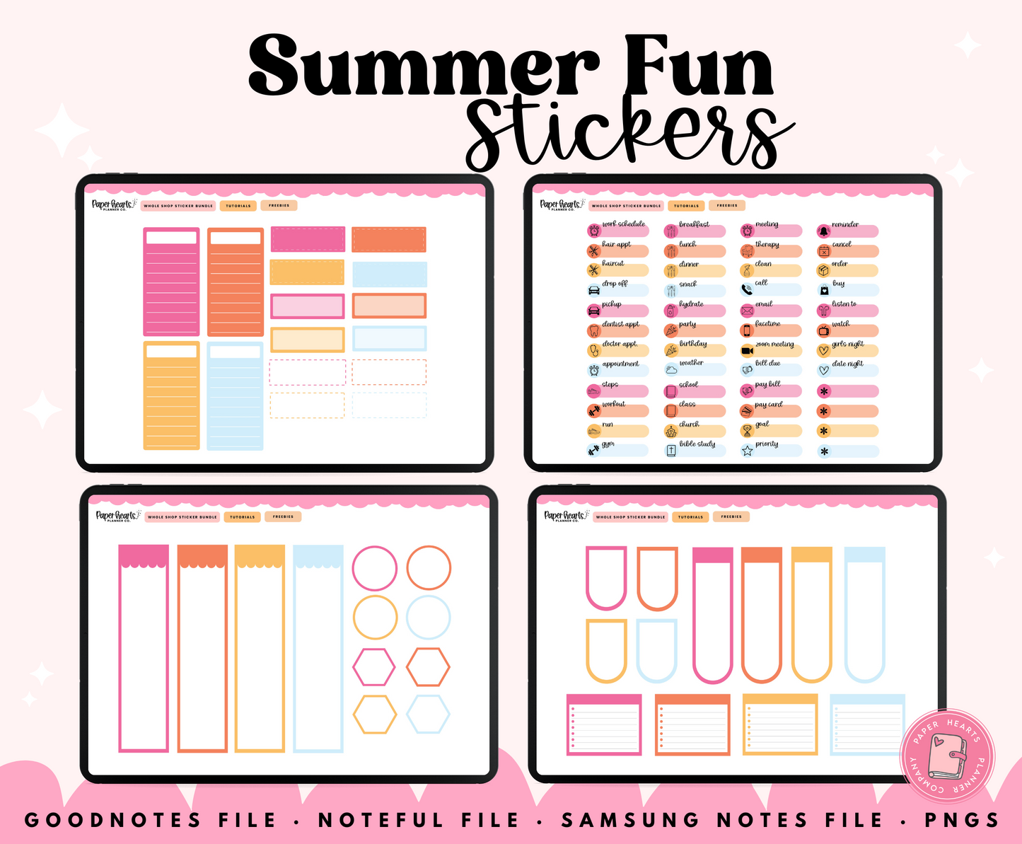 Summer Fun Stickers