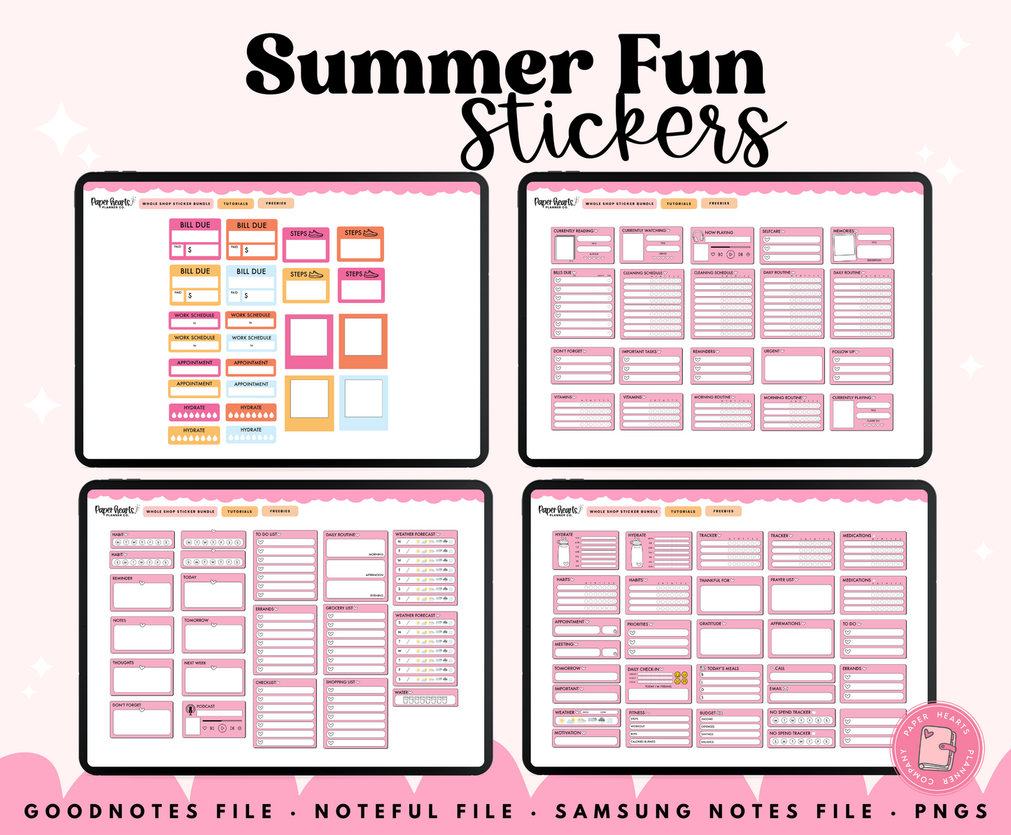 Summer Fun Stickers