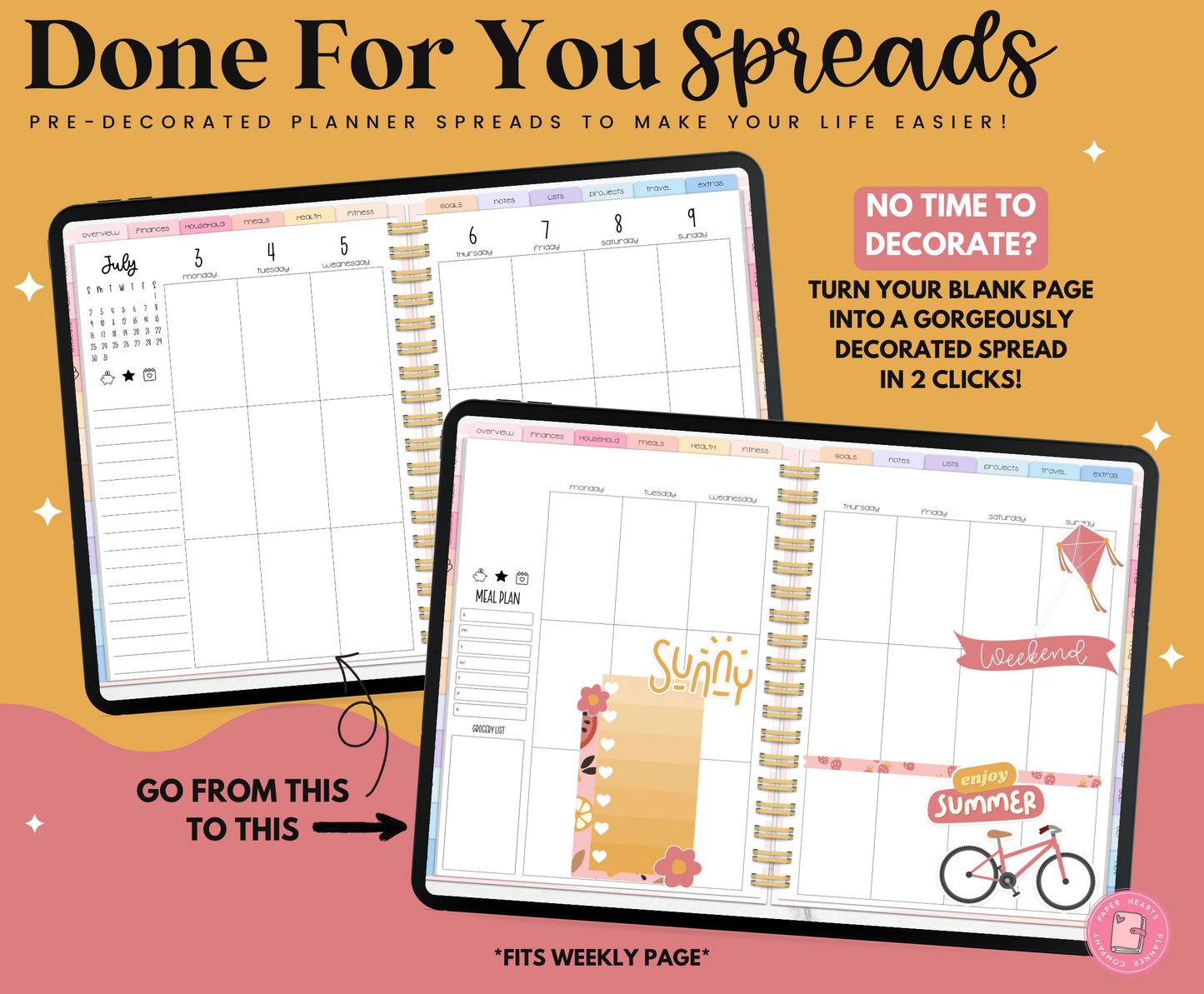 Sunny Summer Done For You Sticker Set