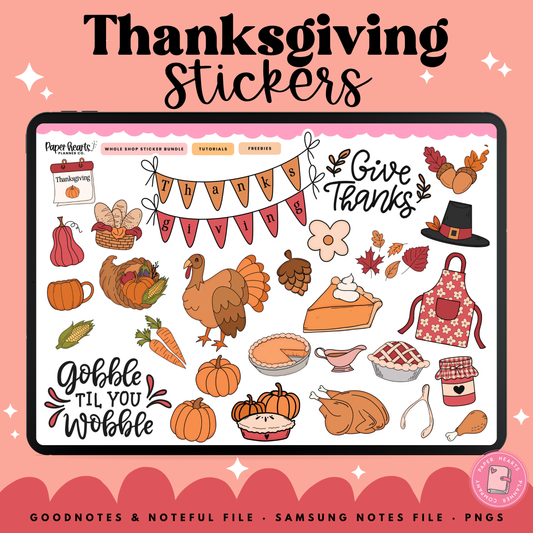 Thanksgiving Stickers