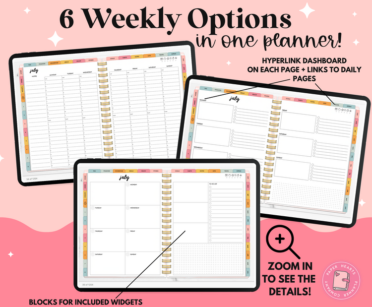 Undated Digital Life Planner