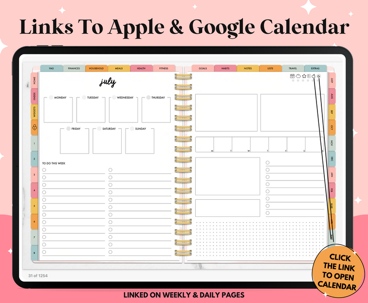 Undated Digital Life Planner