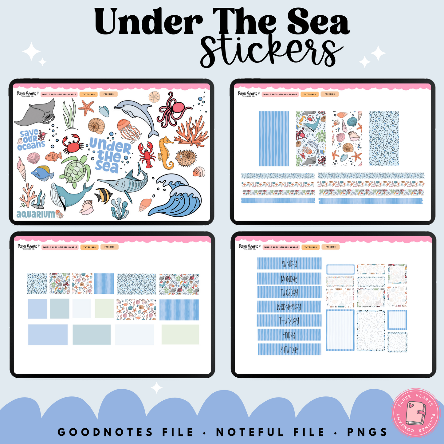 Under The Sea Stickers