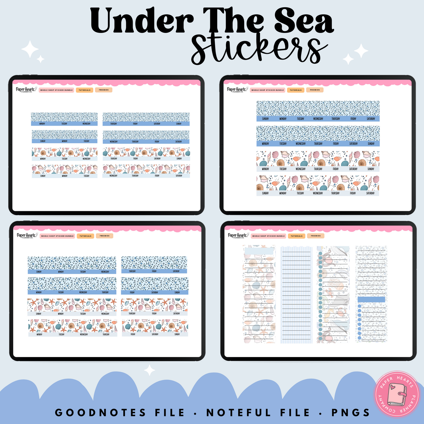 Under The Sea Stickers