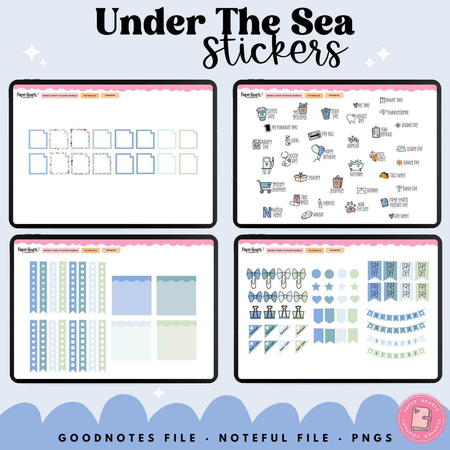 Under The Sea Stickers