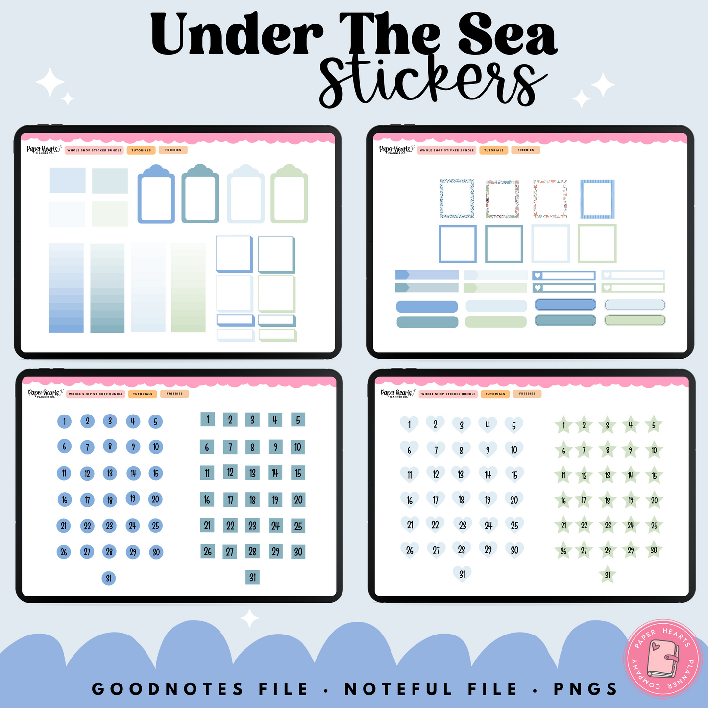 Under The Sea Stickers