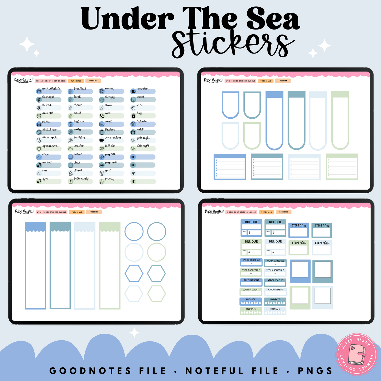 Under The Sea Stickers