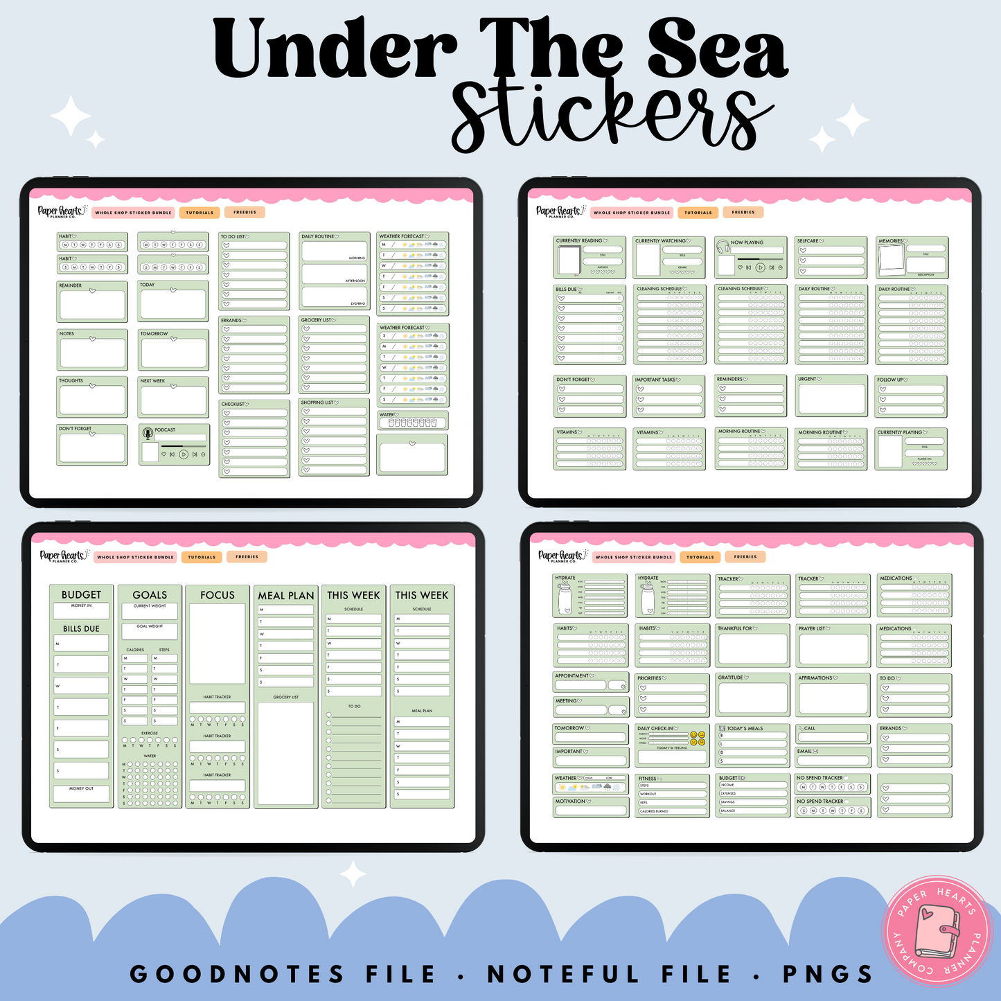 Under The Sea Stickers