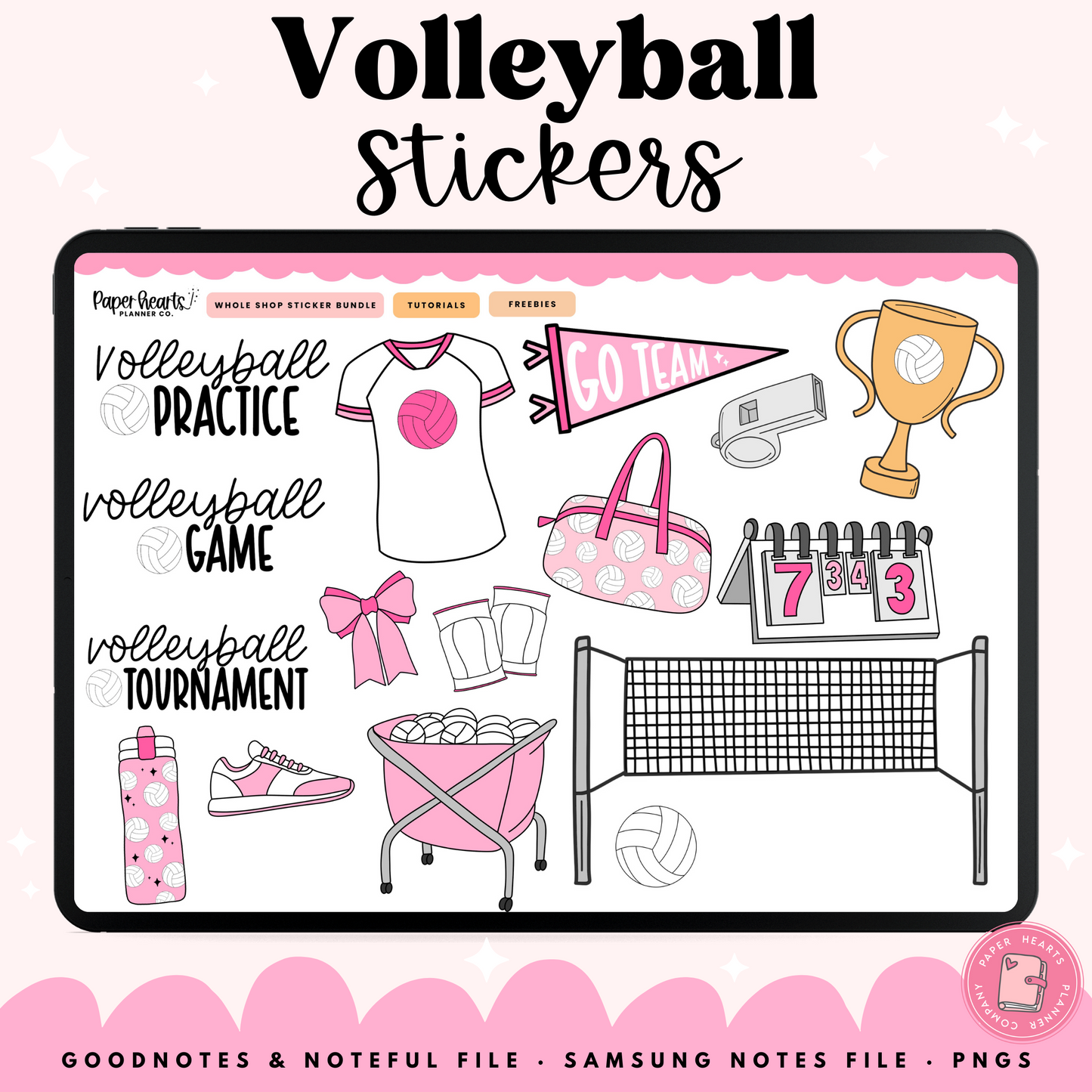 Volleyball Stickers