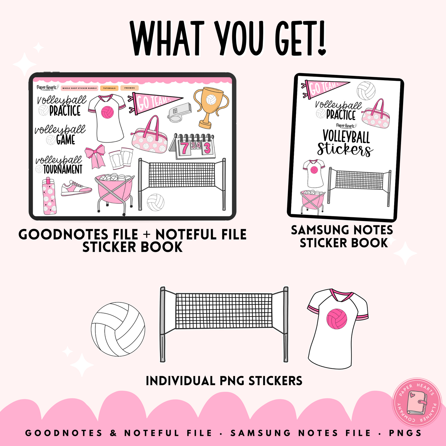 Volleyball Stickers