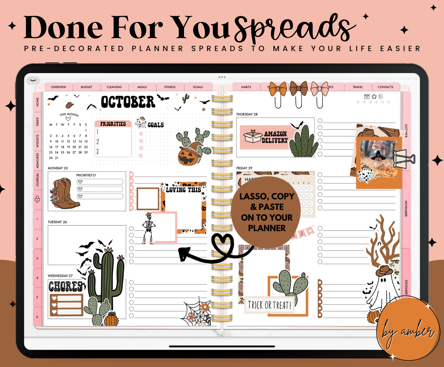 Western Halloween Weekly Done For You Spread